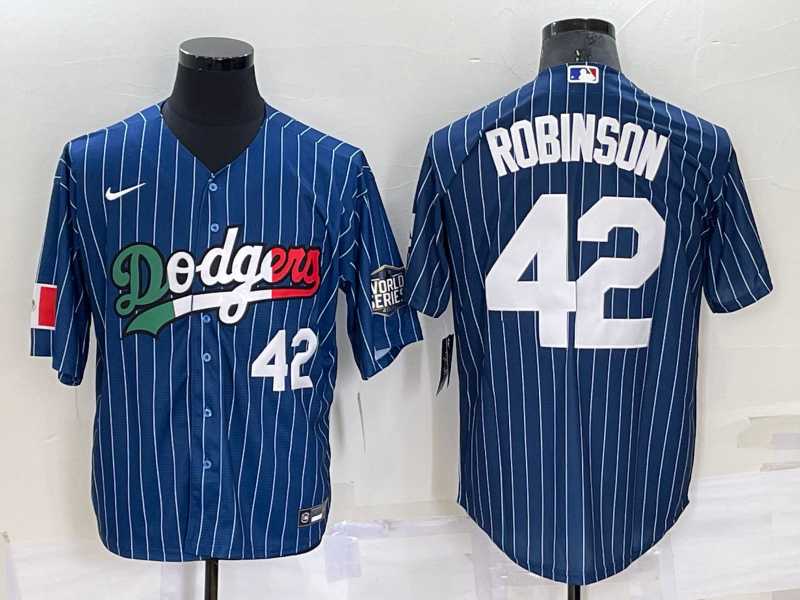 Los Angeles Dodgers #42 Jackie Robinson Number Navy Blue Pinstripe 2020 World Series Cool Base Nike Jersey,We sell and wholesale Los Angeles Dodgers #42 Jackie Robinson Number Navy Blue Pinstripe 2020 World Series Cool Base Nike Jersey on line form chian!